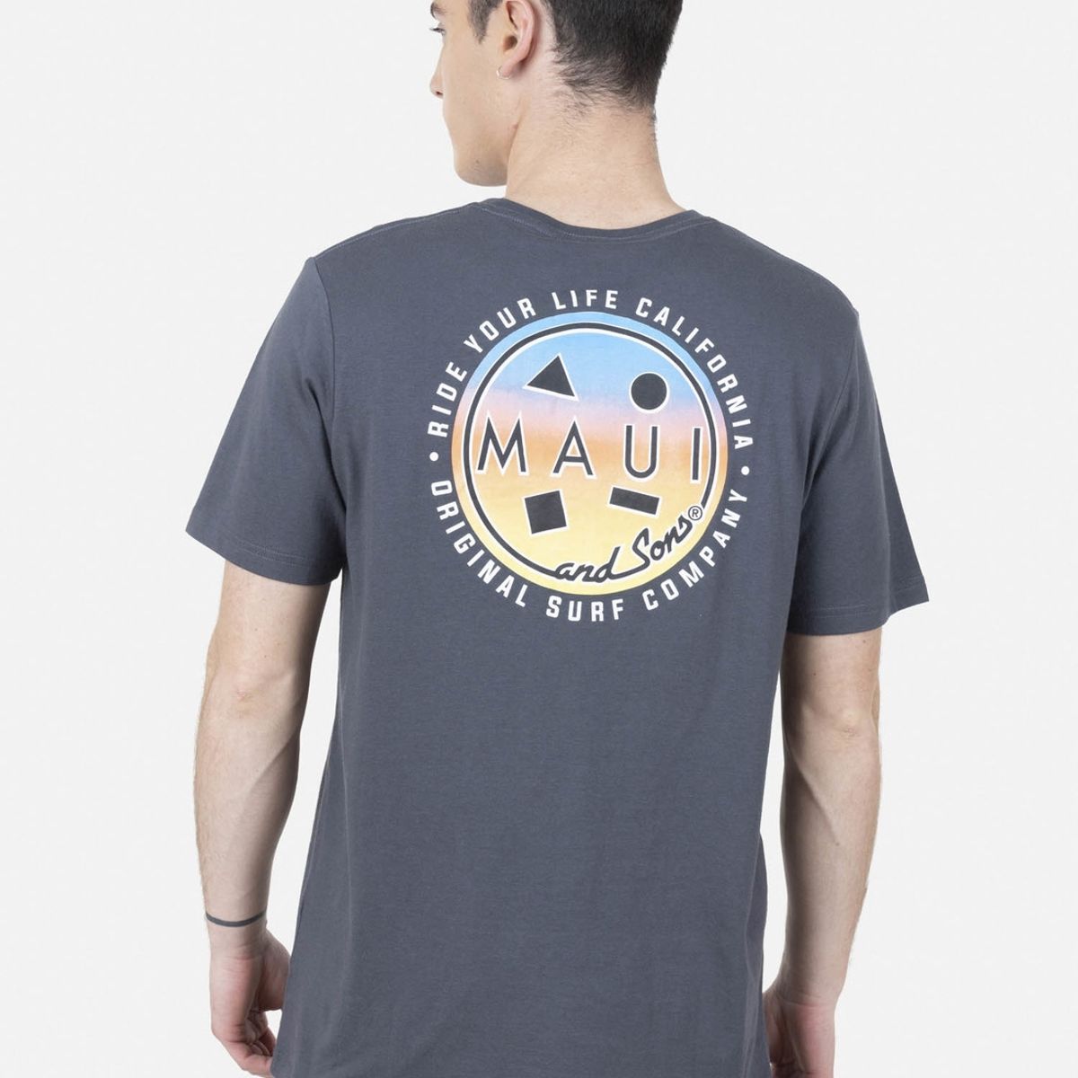 MAUI AND SONS - Pack Polera Billetera 5AV1558 Hombre Gris Oscuro Maui and Sons