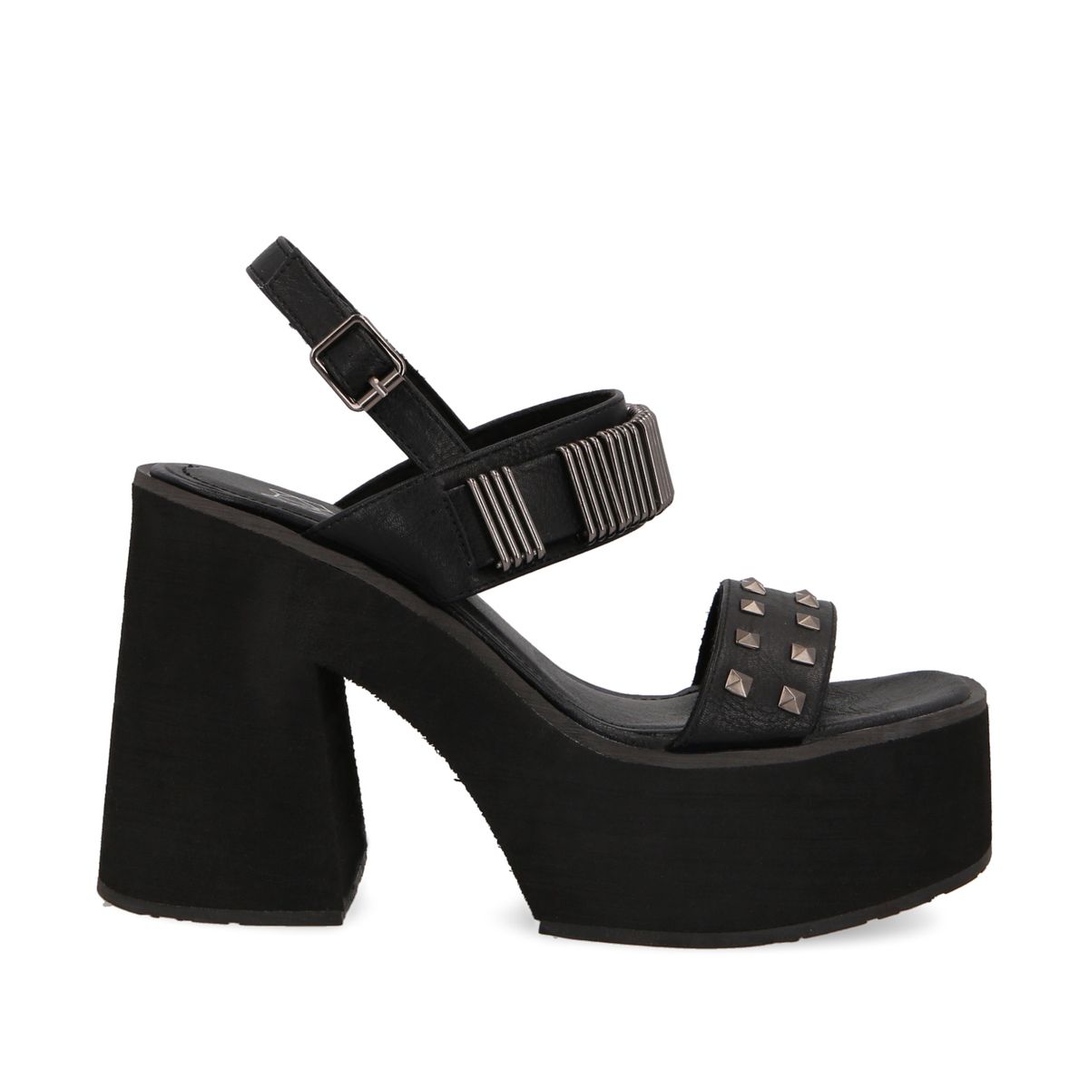 GOTTA - Sandalia Mujer Plataforma Negra 35294