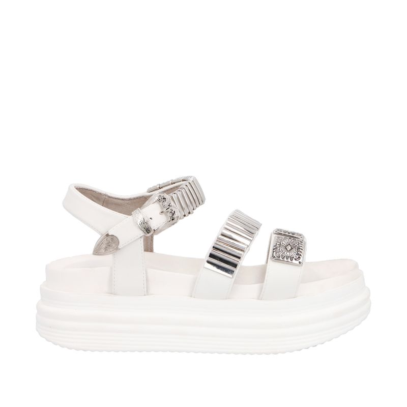 GOTTA - Sandalia Mujer Plataforma Blanca 15710