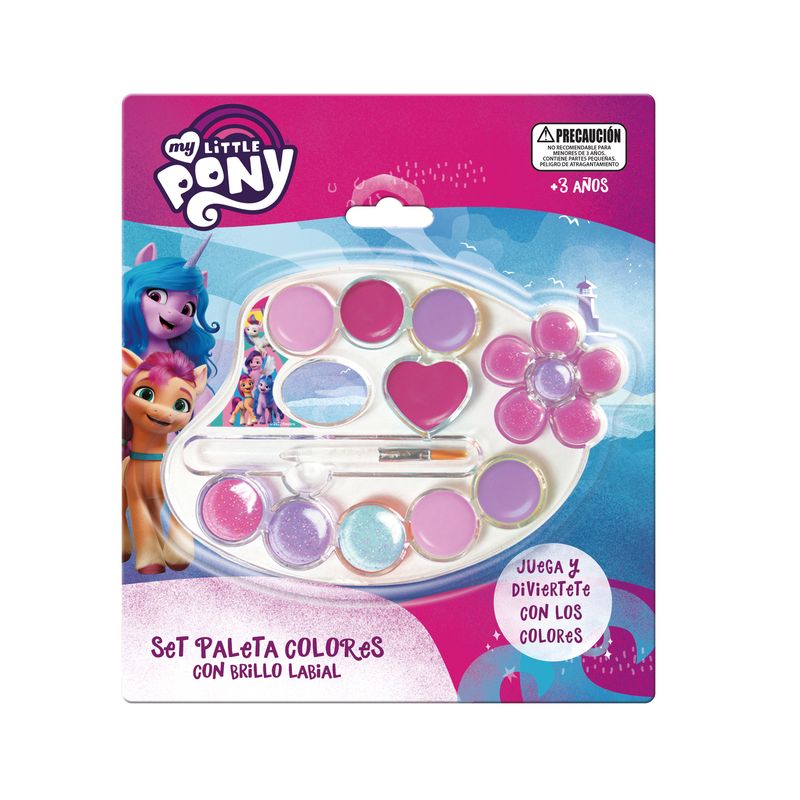 HASBRO - Set Paleta Colores Con Brillo Labial My Little Pony