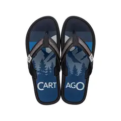 CARTAGO - Sandalia Hombre Azul Mallorca 013