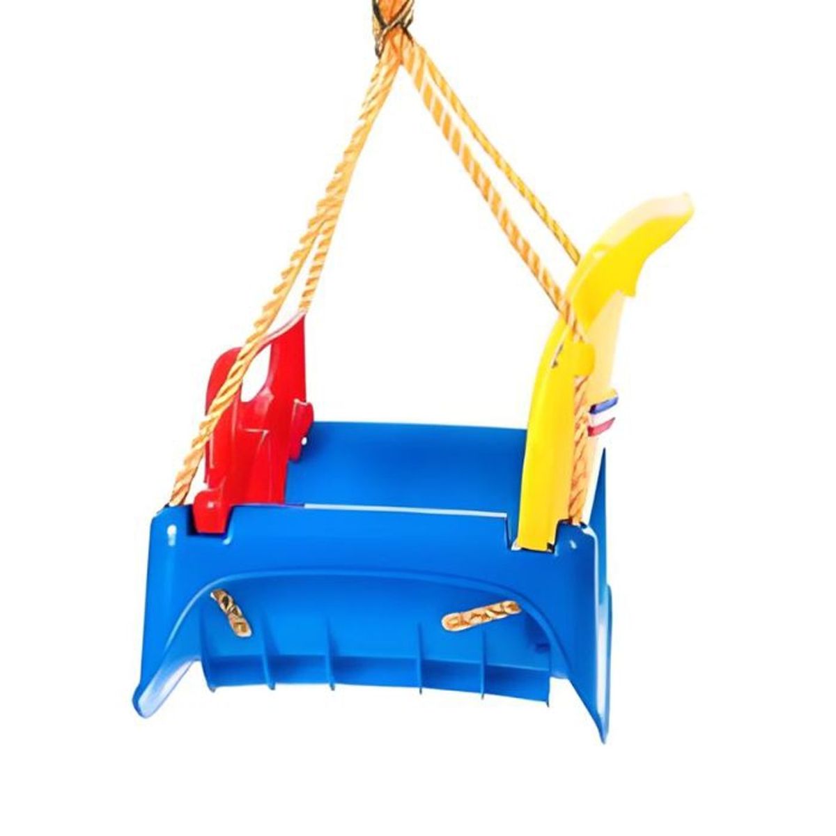CRUSEC - Asiento Columpio 4 En 1 Ajustable Portátil Niños Bebé Amarillo