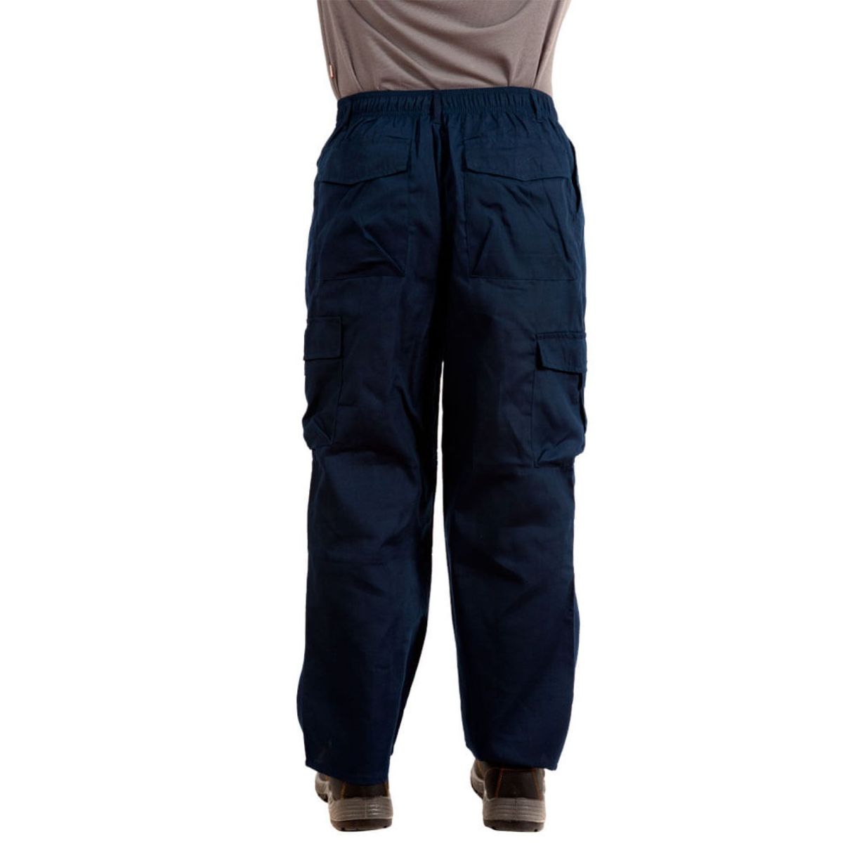 ALASKA - Pantalón Poplin Azul