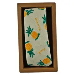 PALMATRI - Corbata De Lino Don Piñata Blanco