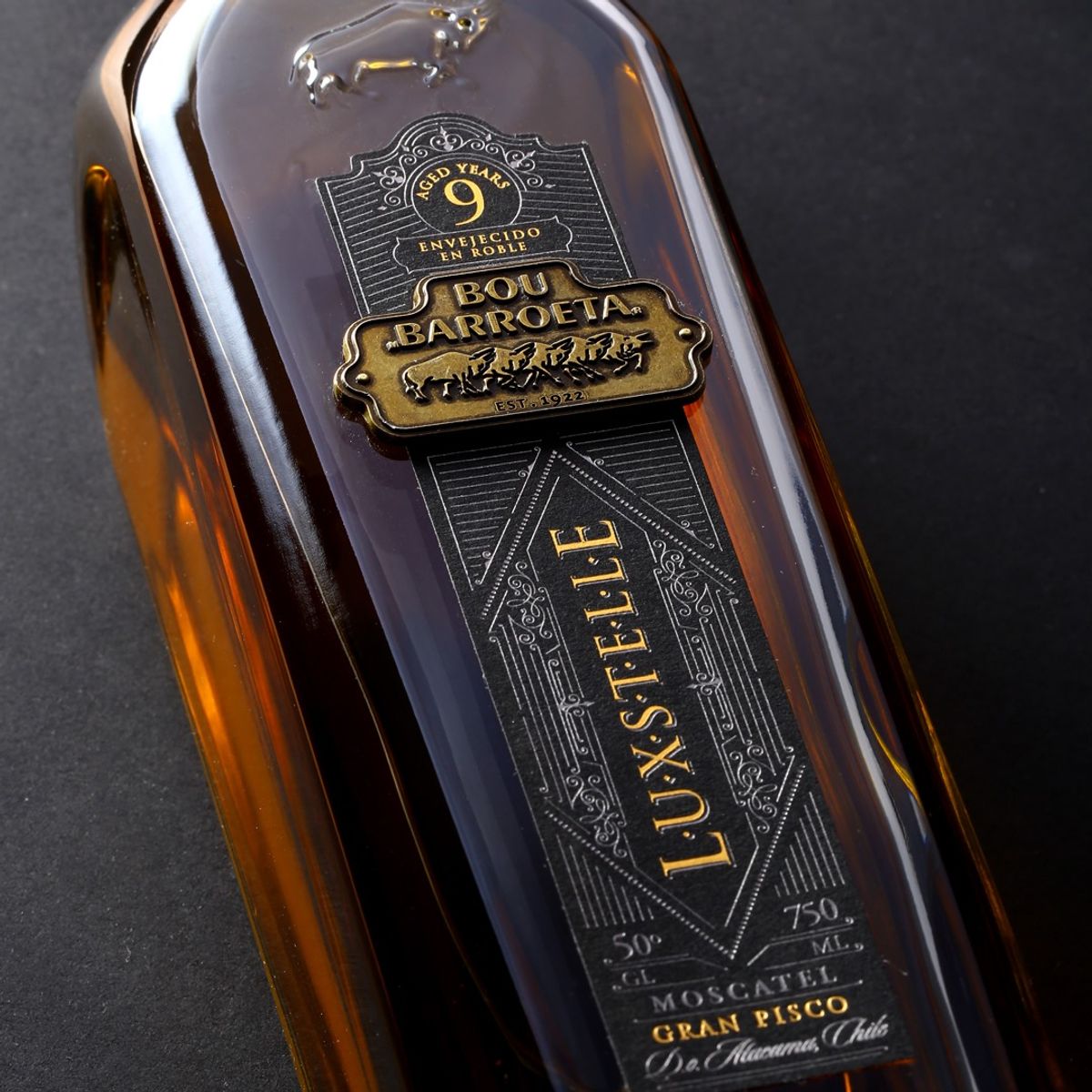 BOU - Gran Pisco Bou Barroeta Luxstelle 50º 750 ml