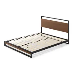 ZINUS - Base cama SUZANNE con respaldo 2 plazas 150x190x18cm
