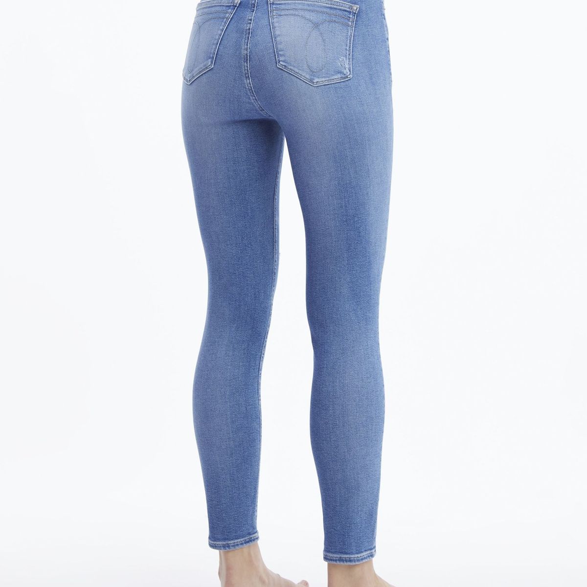 CALVIN KLEIN - Jeans High Rise Skinny Ankle 620 Azul Calvin Klein