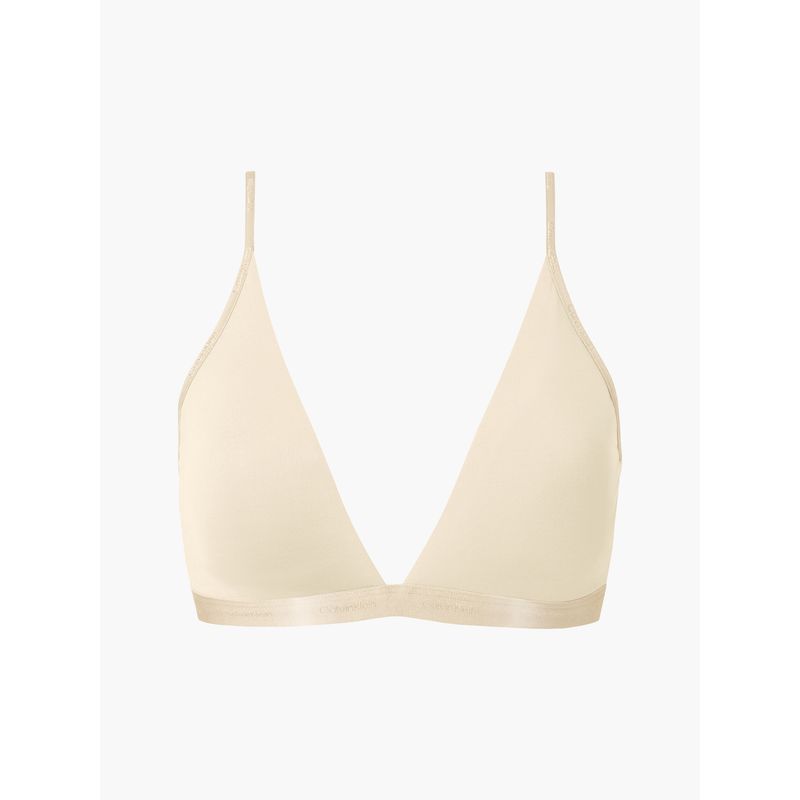 CALVIN KLEIN - Bralette Triángulo Form to Body Beige Calvin Klein