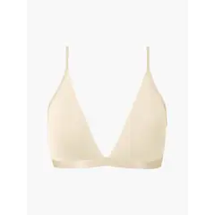 CALVIN KLEIN - Bralette Triángulo Form to Body Beige