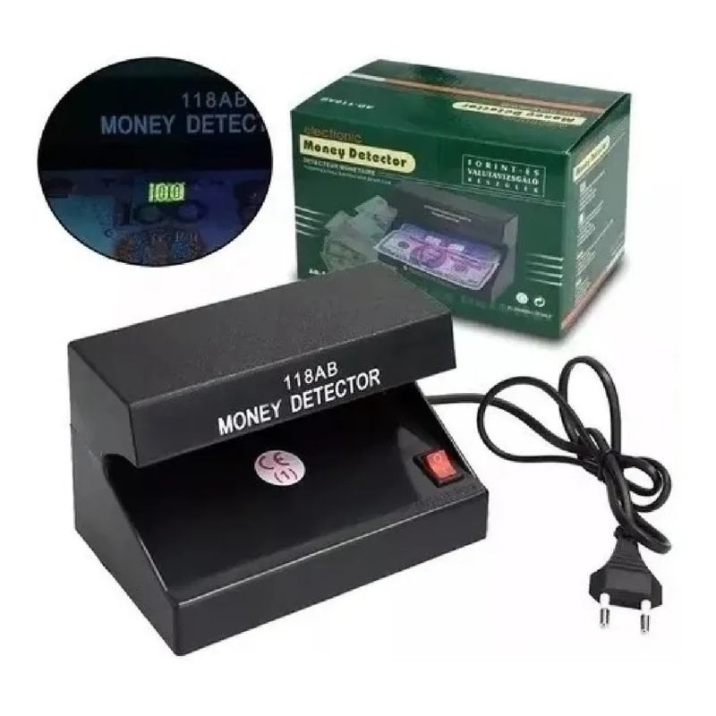 GENERICO - Maquina Detector Billetes Falso Luz Sensor Rayo Uv