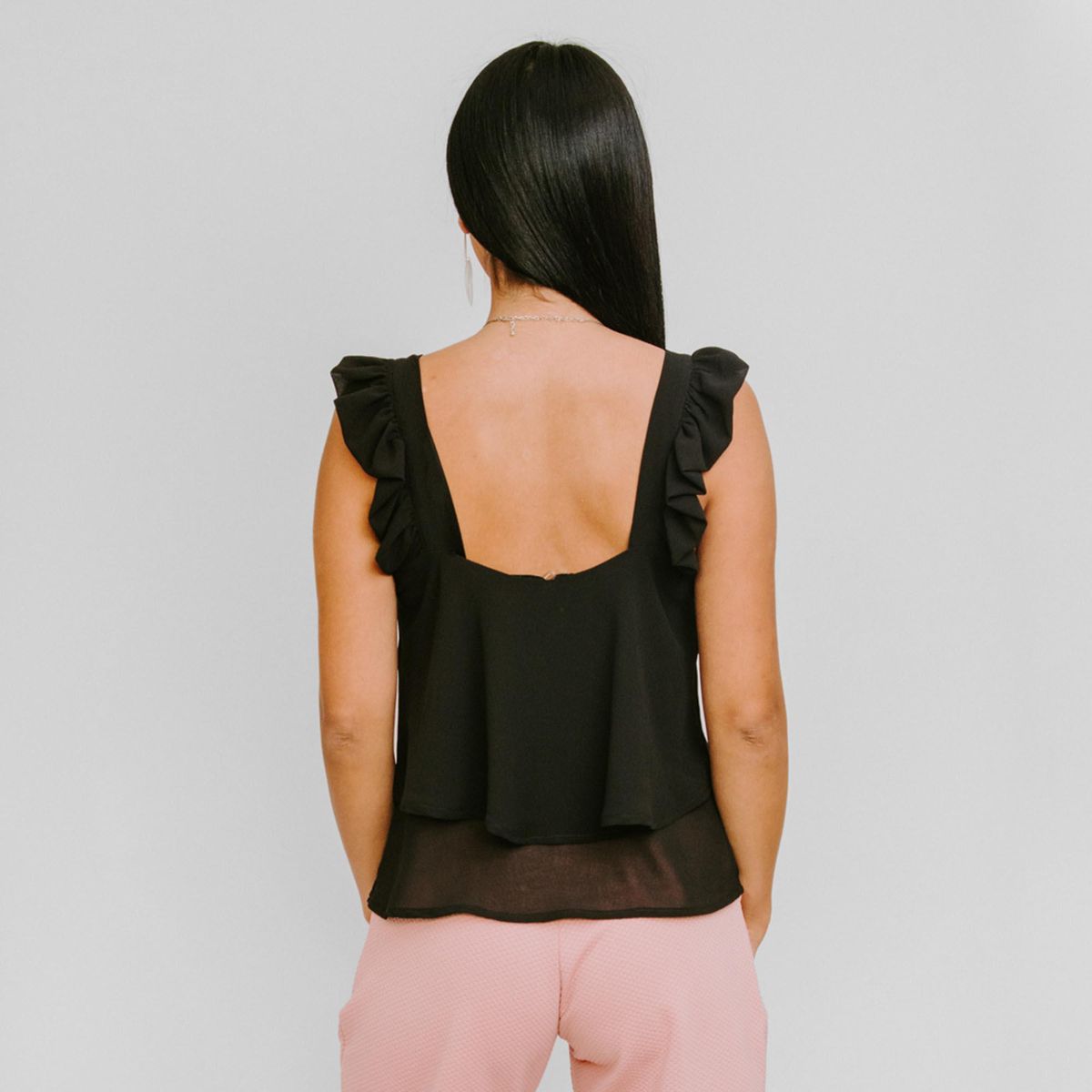 NATALIA SEGUEL - Blusa Noah Negro Natalia Seguel