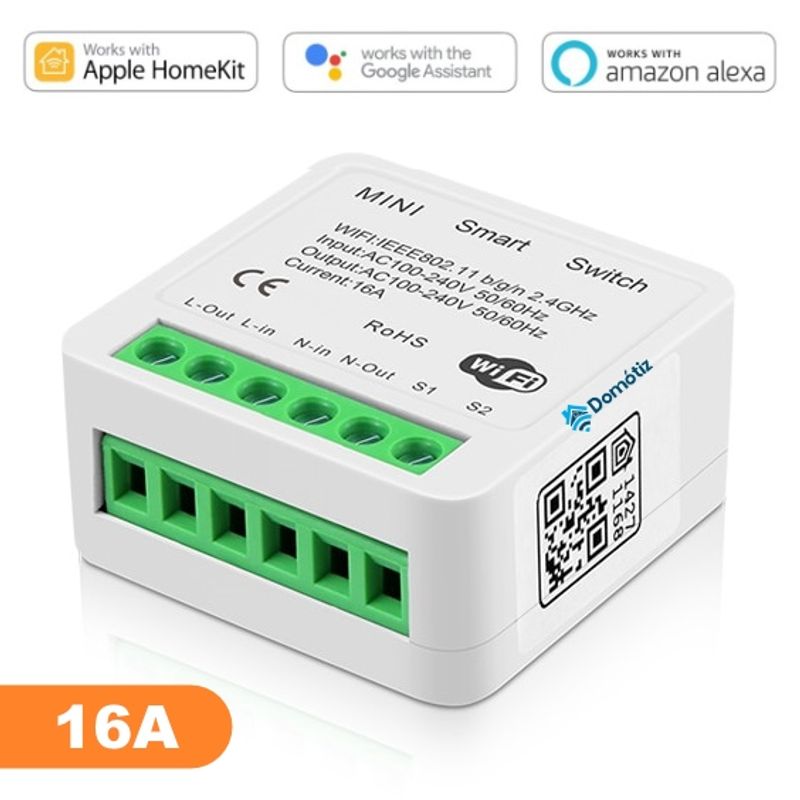 GENERICO - Relé Mini Interruptor Inteligente Simple Apple Homekit Alexa Google