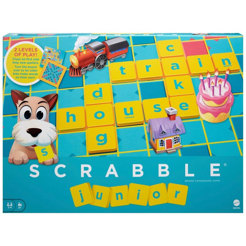 MATTEL - Scrabble Junior - Juego De Mesa - Español