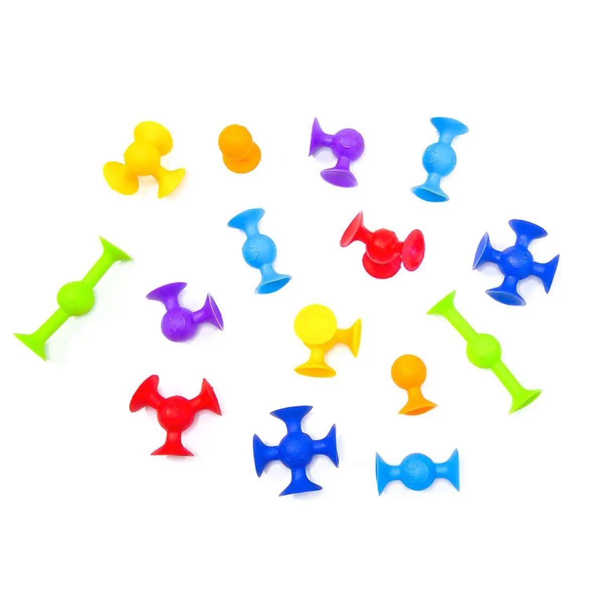 ADETEC - Juego Didáctico Ventosas 24 Piezas Juguetes Adetec