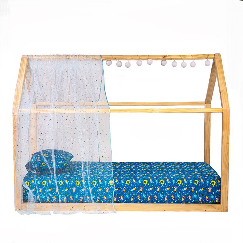 MPA DECOHOGAR - Cama para niños,Base Cama Casa costado sb - 1 plaza