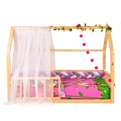 MPA DECOHOGAR - Cama para niños Base Cama Casita bv infantil - Transición