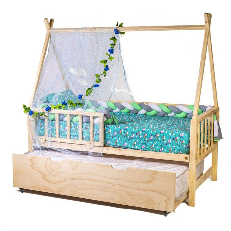 MPA DECOHOGAR - Cama para niños, Base Cama nido tipi bv - 1,5 plaza
