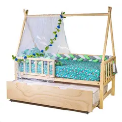 MPA DECOHOGAR - Cama para niños, Base Cama nido tipi bv - 1,5 plaza