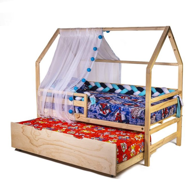 MPA DECOHOGAR - Cama para niños, Base Cama nido Casita bh - 1 plaza