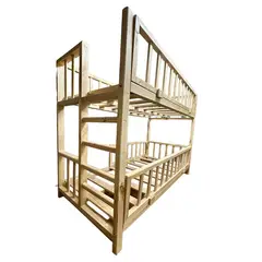 MPA DECOHOGAR - Cama infantil de madera, Base Camarote infantil madera - 1,5 plaza