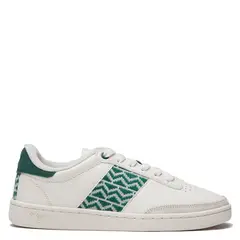 N'GO - Zapatilla Urbana Hombre Cuero Beige tejido Verde Ngo