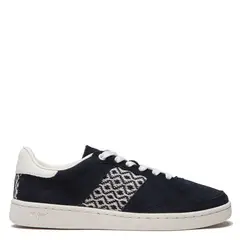 N'GO - Zapatilla Urbana Hombre Gamuza Negra tejido blanco