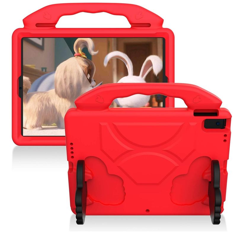 GENERICO - Carcasa Para iPad 10.2  7ma, 8va y 9na Generacion- Rojo