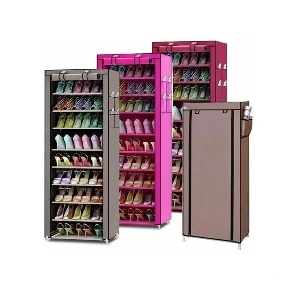 GENERICO - Zapatero 9 Pisos Organizador De Zapatos Armable