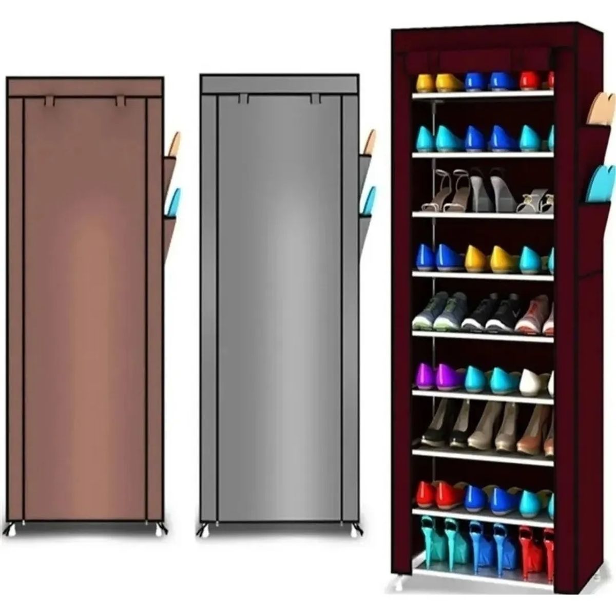 GENERICO - Zapatero 9 Pisos Organizador De Zapatos Armable