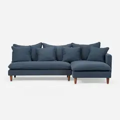 ROSEN - Sofá Seccional Dunster Derecho Tela Indigo