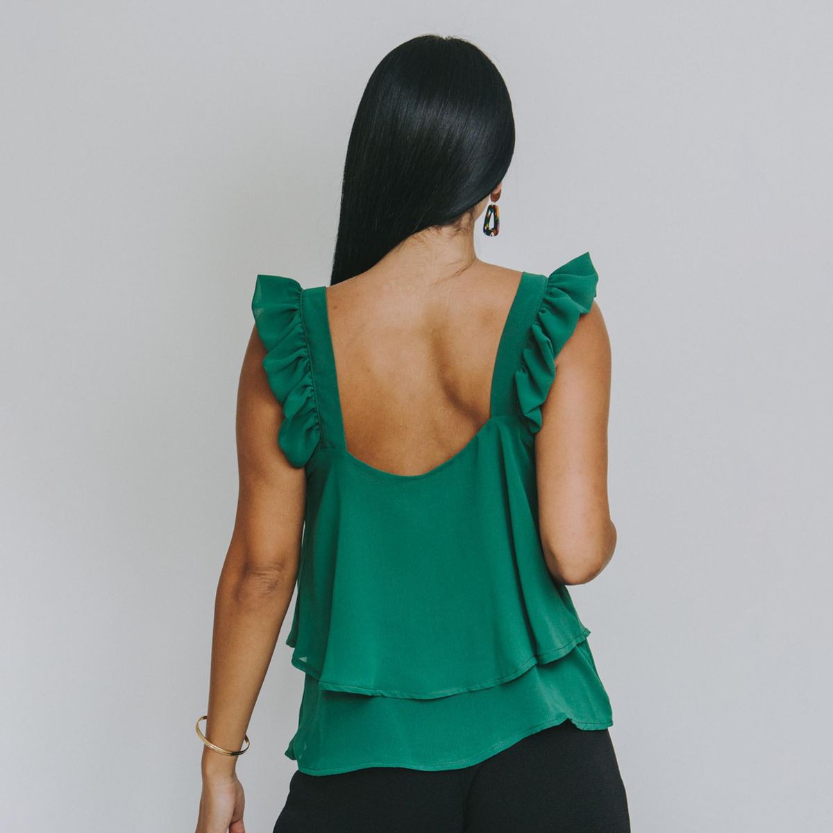 NATALIA SEGUEL - Blusa Noah Verde Natalia Seguel