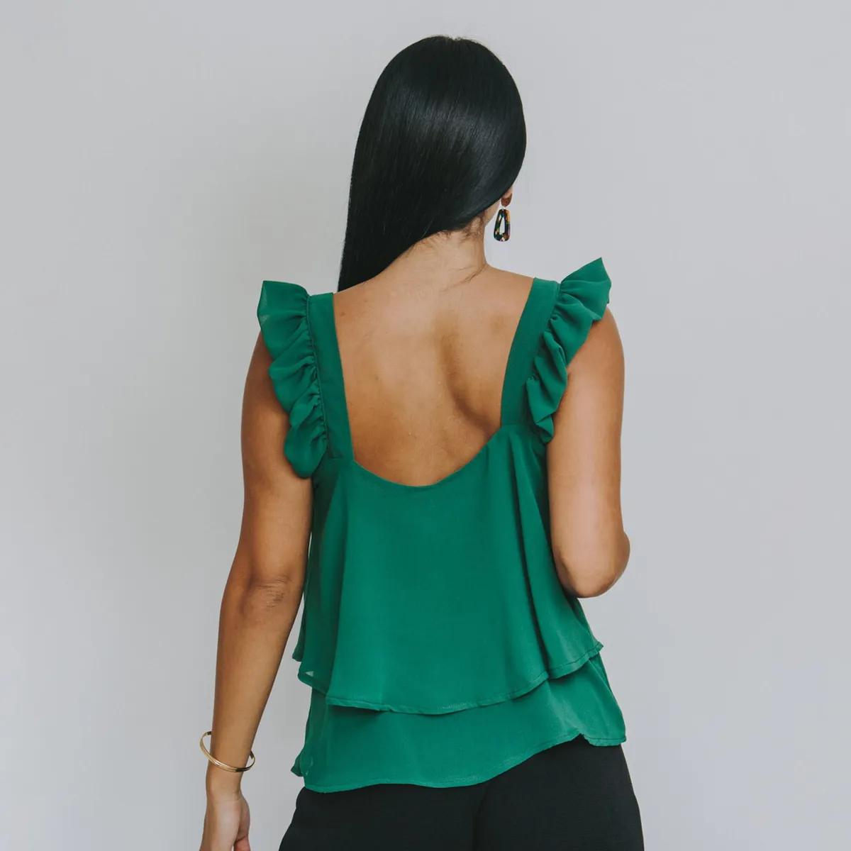 NATALIA SEGUEL - Blusa Noah Verde Natalia Seguel