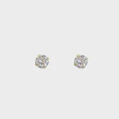 PSK JOYAS - Aro mujer enchape oro 18kt circón Alba