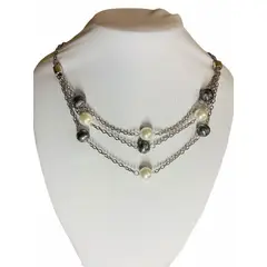 CAMILLE LUCIE - COLLAR ENCHAPADO EN RODIO