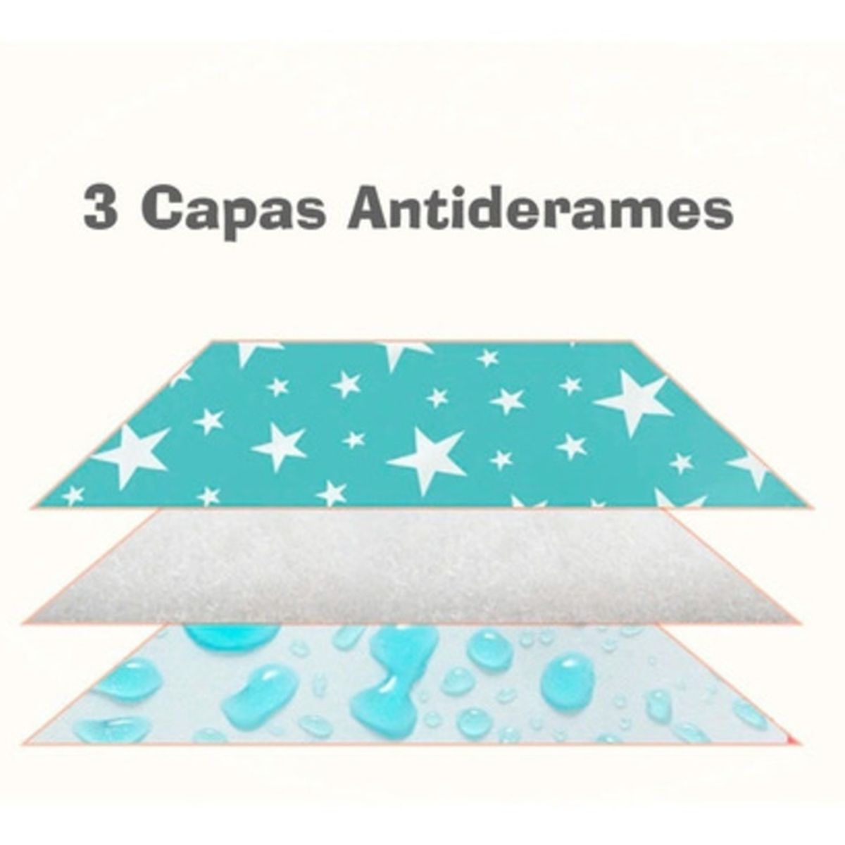 RELMU BB - Mudador cambiador de bebé portátil de algodón Fantito