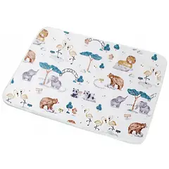 RELMU BB - Mudador cambiador de bebé portátil de algodón Zoo