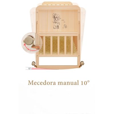 Imagen 2 del producto Cuna Colecho Madera Pack&Play Con Mudador