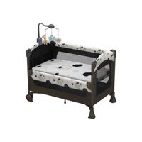 Cuna Colecho Corral Mecedora 4 En 1 Blanco