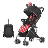 LUBABYCAS - Coche De Paseo Compacto Con Accesorios Rojo