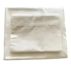REHUCE - Juego de sábanas microfibra 1 plaza - Blanco