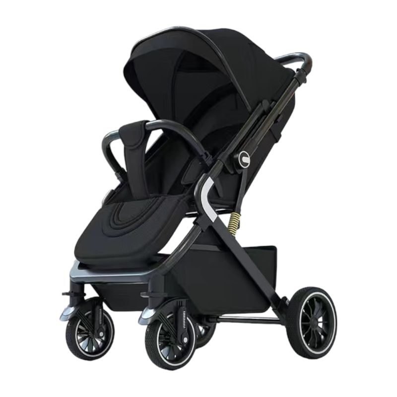 LUBABYCAS - Coche De Paseo Reversible Premium Lubabycas Negro