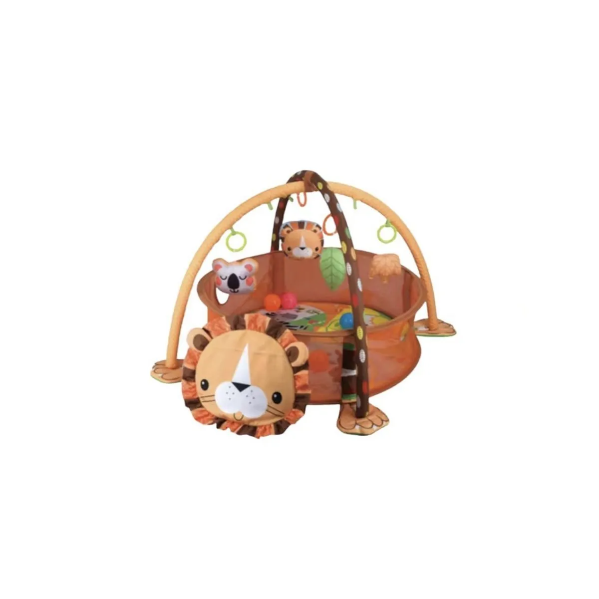 LUBABYCAS - Gimnasio Bebé 3 En 1 Con Pelotitas Lubabycas