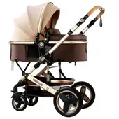 LUBABYCAS - Coche Cuna Moisés Con Accesorios Café