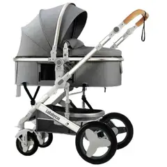 LUBABYCAS - Coche Cuna Moisés Con Accesorios Gris