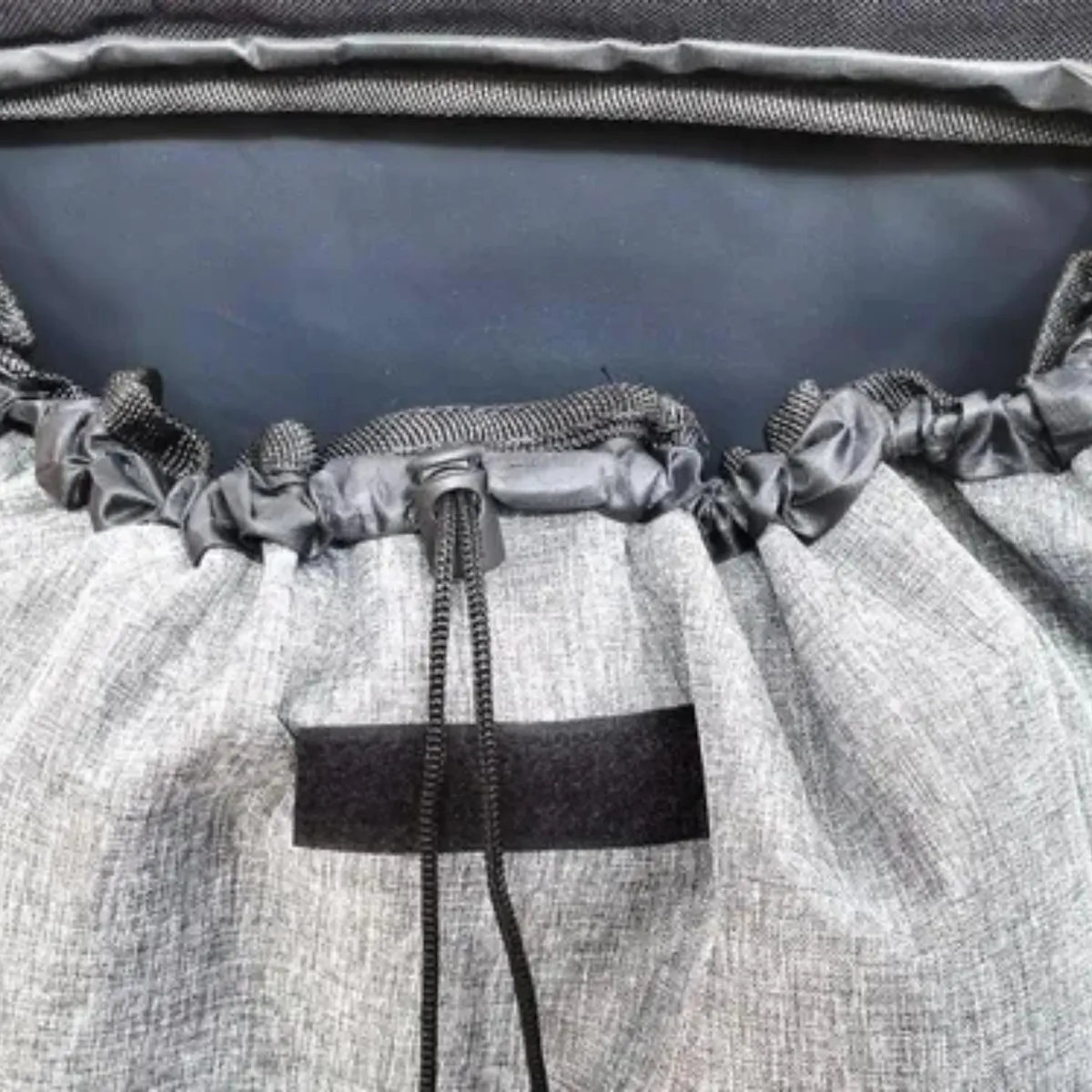 CRUSEC - Carro De Compras Plegable Tela Impermeable Color Gris