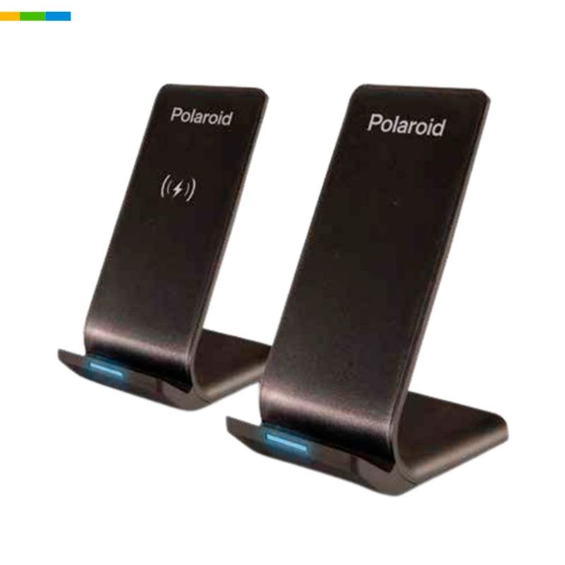 POLAROID - Cargador Inalámbrico Universal Dúo