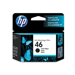 HP - Tintas 46 Negro Genuino Ink Ad 2529 4729 5738 5739 Civa