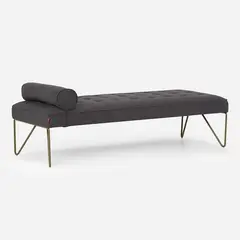 ROSEN - Banqueta Stepney Tela Charcoal