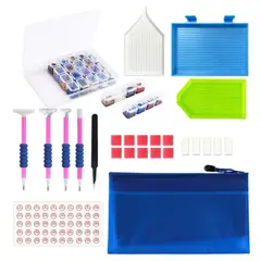 GENERICO - Kit para Diamond painting XL - 31 piezas