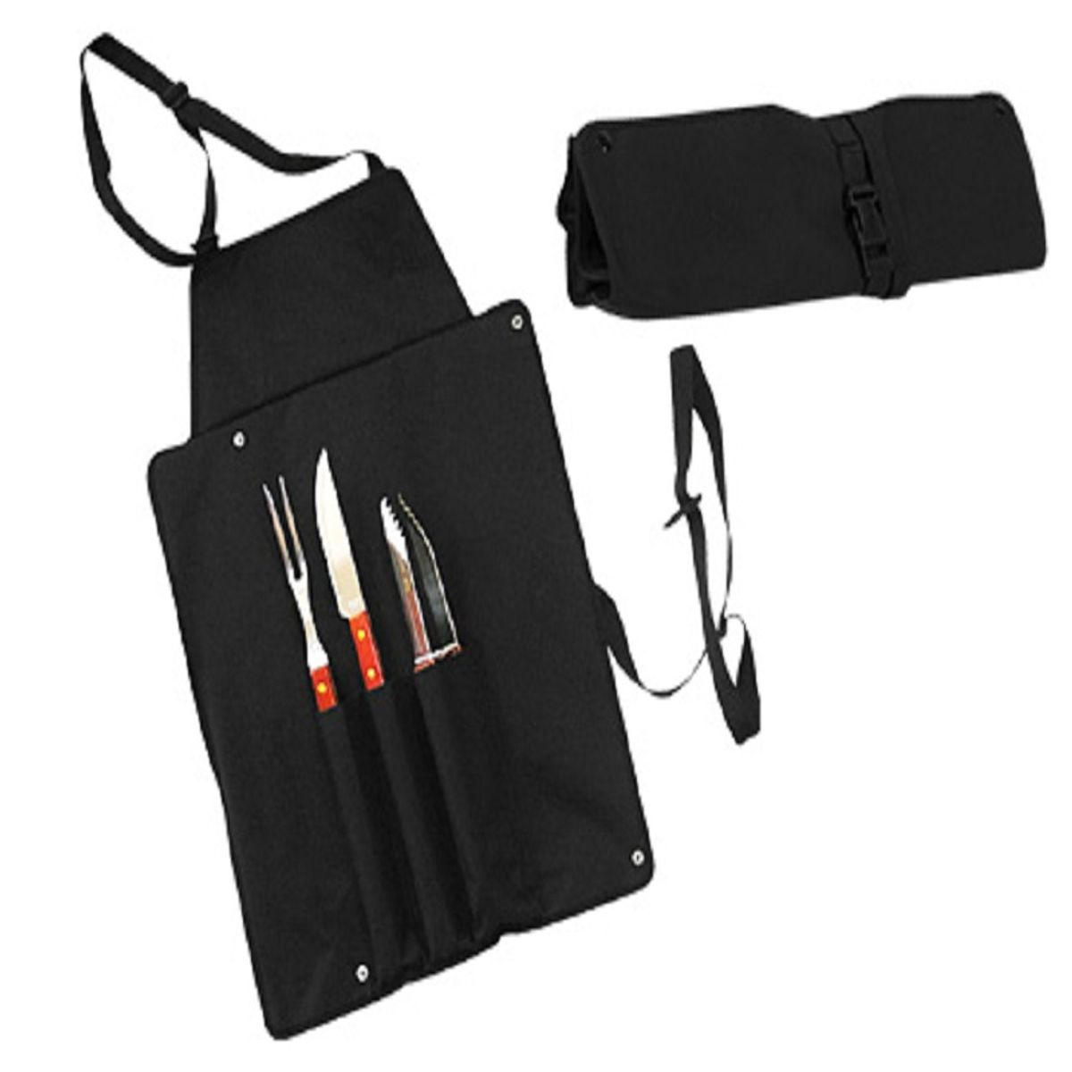 MONNO - SET DELANTAL BBQ CON 3 HERRAMIENTAS